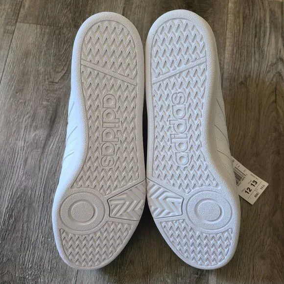 Adidas Hoops 4.0 Mid White Sneakers Classic Men Size 12 Wmn 13 - Picture 5 of 7